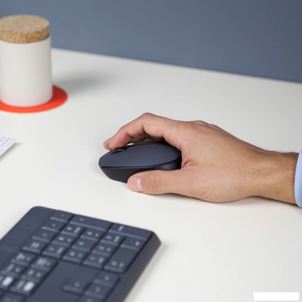 Мышь Logitech M170 Wireless (серый)