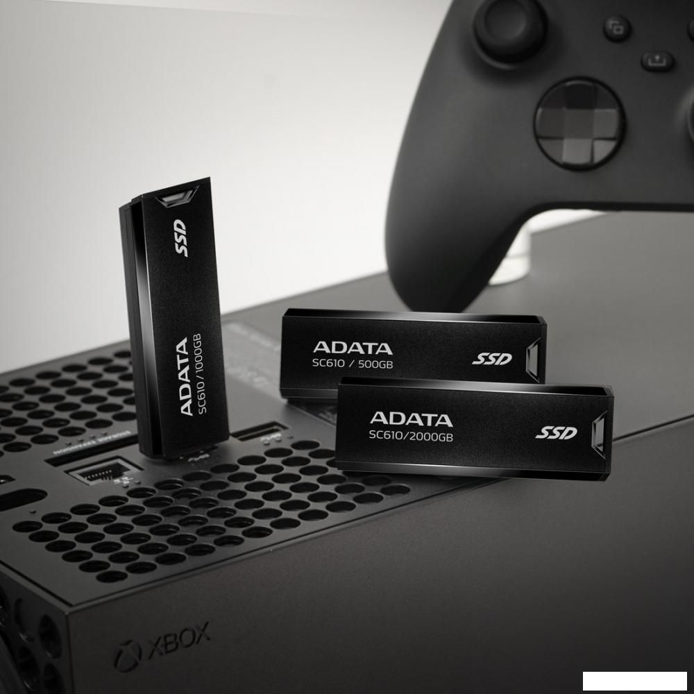 Внешний накопитель ADATA SC610 2TB SC610-2000G-CBK/RD