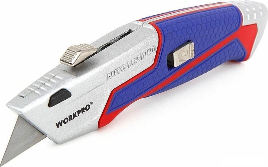 Нож строительный Workpro WP213012