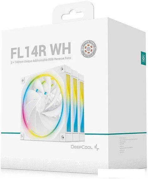 Комплект вентиляторов для корпуса DeepCool FL14R WH 3 IN 1 R-FL14R-WHAPN3-G