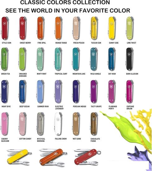 Мультитул Victorinox Classic Alox SD Colors (фиолетовый)