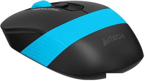 Мышь A4Tech Fstyler FG10S (черный/голубой)