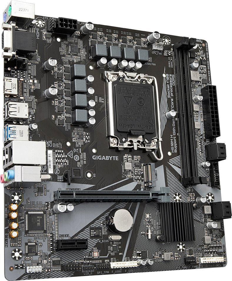 Материнская плата Gigabyte H610M H (rev. 1.0)