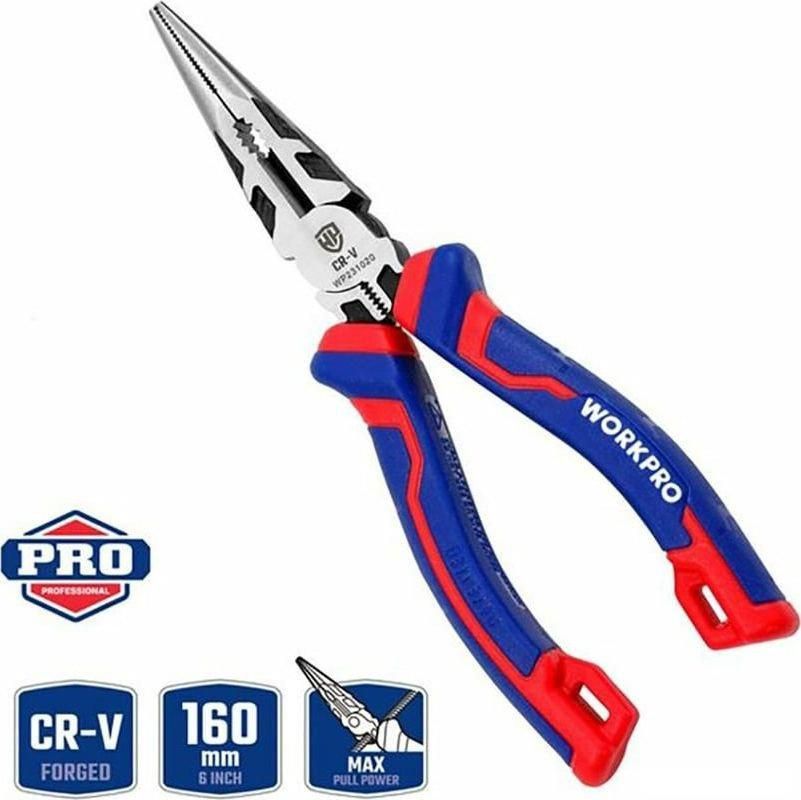 Длинногубцы Workpro WP231020