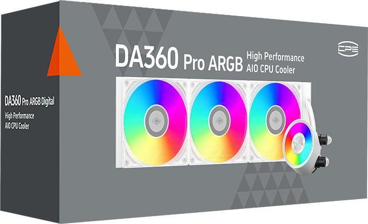Система жидкостного охлаждения для процессора PCCooler DA360 Pro ARGB (белый)