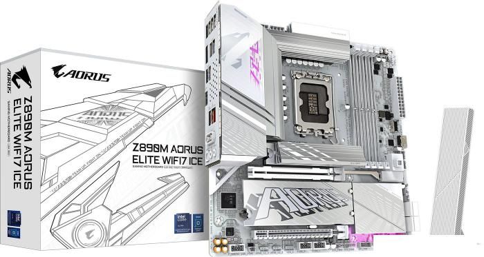 Материнская плата Gigabyte Z890M Aorus Elite WiFi7 Ice