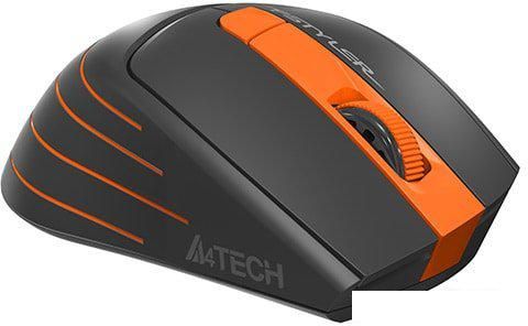 Мышь A4Tech Fstyler FG30S (серый/оранжевый)