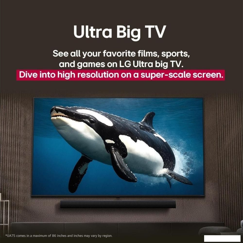 Телевизор LG UHD AI UA75 55UA75009LA