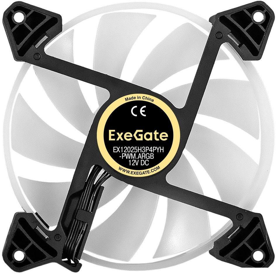 Вентилятор для корпуса ExeGate EX12025H3P4PYH-PWM.ARGB EX295968RUS
