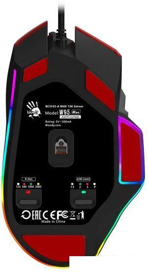 Игровая мышь A4Tech Bloody W95 Max Sports (красный)