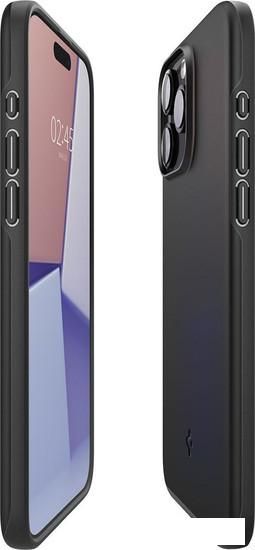 Чехол для телефона Spigen Thin Fit для iPhone 15 Pro Max ACS06544 (черный)