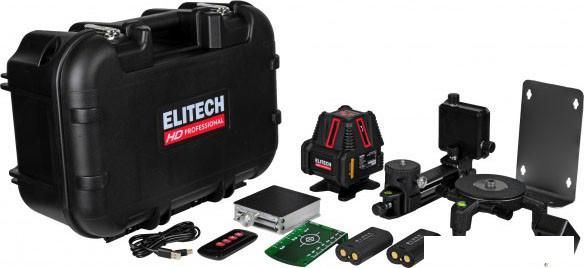 Лазерный нивелир ELITECH HD Professional HD LN 8D Green 204735