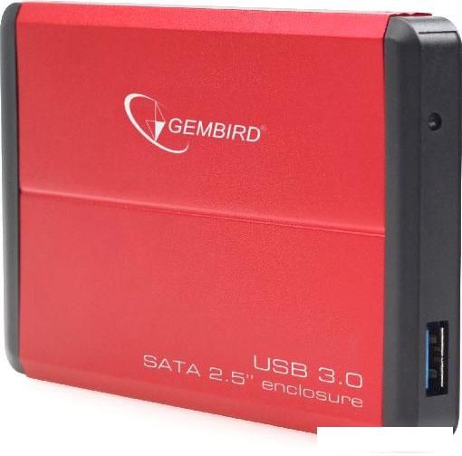 Бокс для накопителей 2.5" Gembird EE2-U3S-2-R