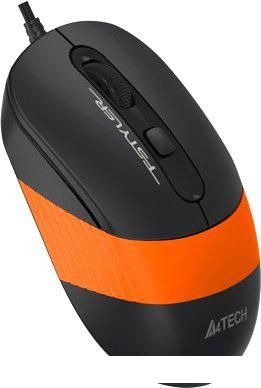 Мышь A4Tech Fstyler FM10 (черный/оранжевый)