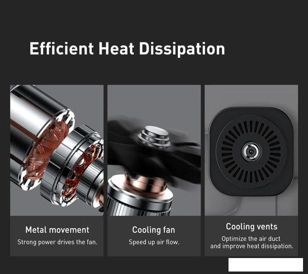 Автомобильный компрессор Baseus Super Mini Inflator Pump CRCQ000001