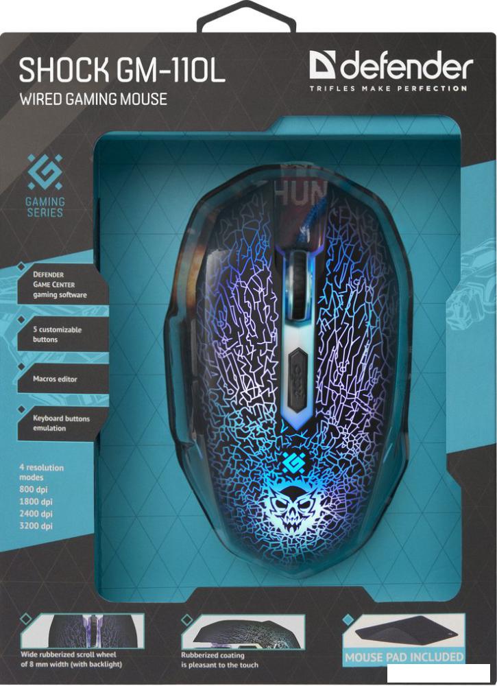 Игровая мышь Defender Shock GM-110L
