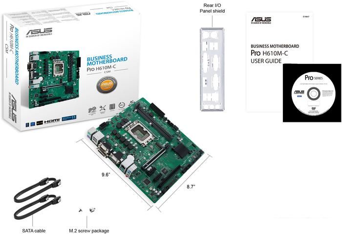 Материнская плата ASUS Pro H610M-C-CSM