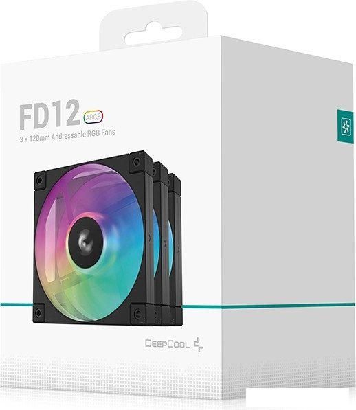 Комплект вентиляторов для корпуса DeepCool FD12 ARGB R-FD12-BKAPN3-G