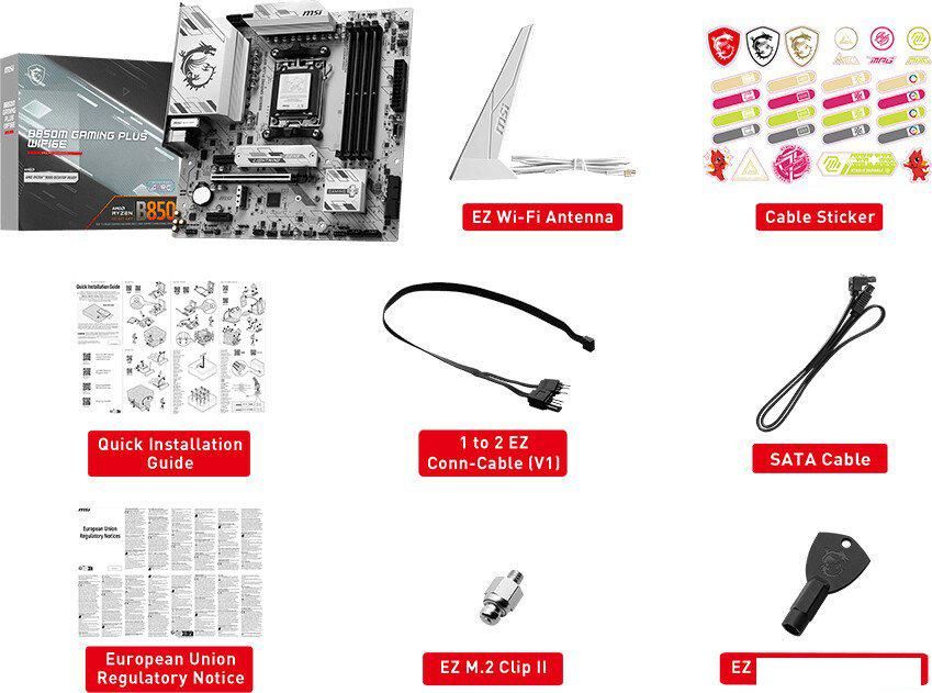 Материнская плата MSI B850M Gaming Plus WiFi6E