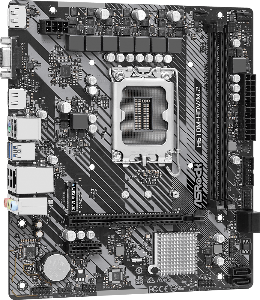 Материнская плата ASRock H610M-HDV/M.2 R2.0