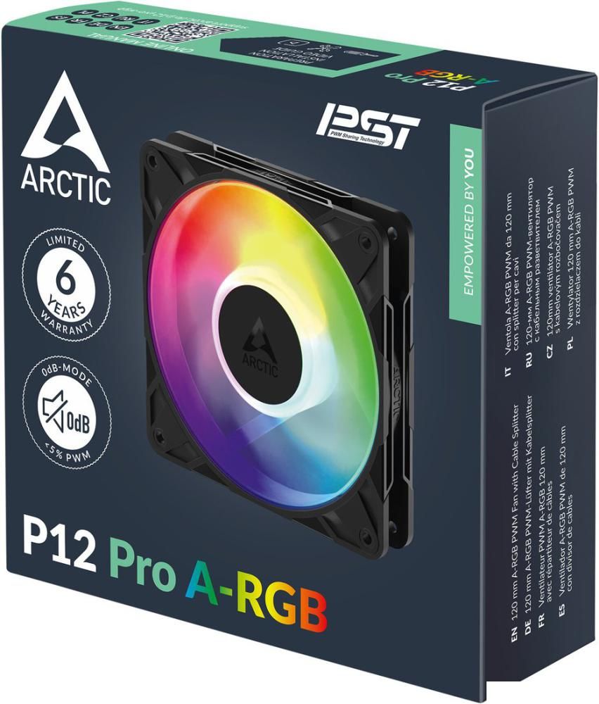 Вентилятор для корпуса Arctic P12 Pro A-RGB ACFAN00309A