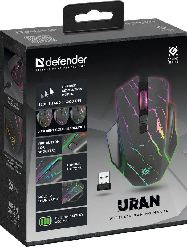 Игровая мышь Defender Uran GM-503