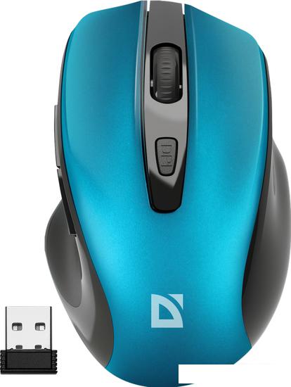 Мышь Defender Prime MB-053 (бирюзовый)