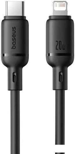 Кабель Baseus Silky Series Fast Charging Cable USB Type-C - Lightning (1 м, черный)