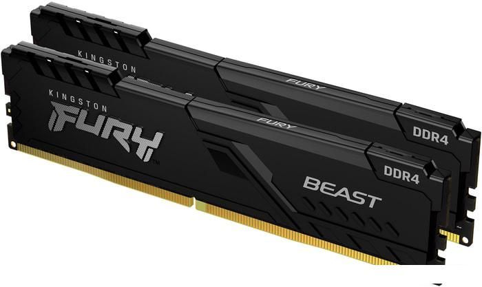 Оперативная память Kingston FURY Beast 2x32GB DDR4 PC4-28800 KF436C18BBK2/64