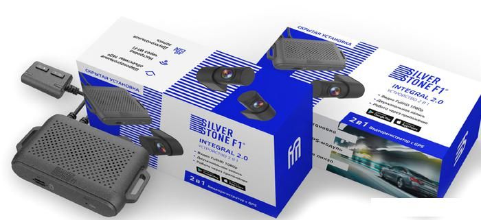 Видеорегистратор-GPS информатор (2в1) SilverStone F1 Integral 2.0