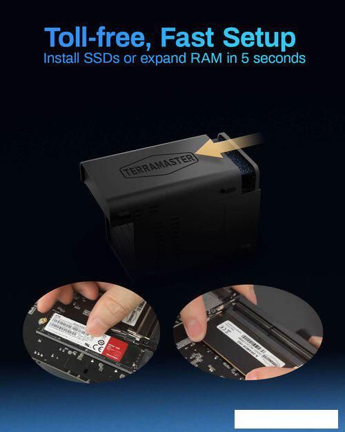Сетевой накопитель TerraMaster F6-424