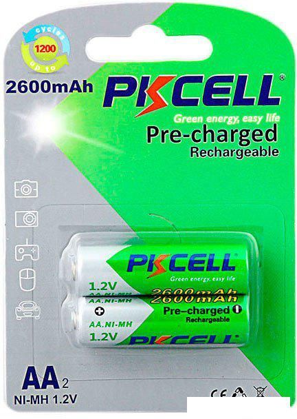 Аккумулятор PKCELL NI-MH RTU AA2600-2B