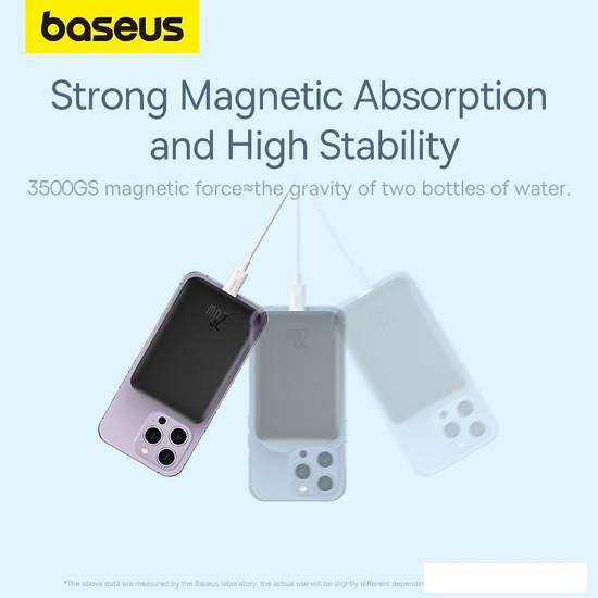 Внешний аккумулятор Baseus Magnetic Mini Air Wireless Fast Charge Power Bank 20W 10000mAh (черный)