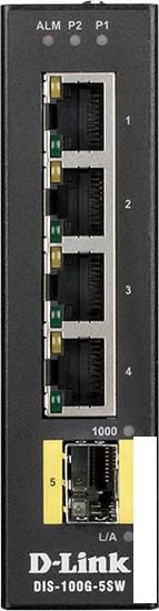 Неуправляемый коммутатор D-Link DIS-100G-5SW/A1A