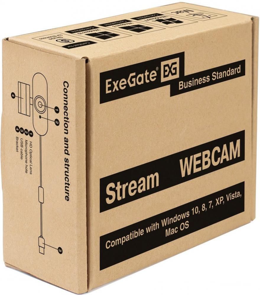 Веб-камера ExeGate Stream C940 2K T-Tripod