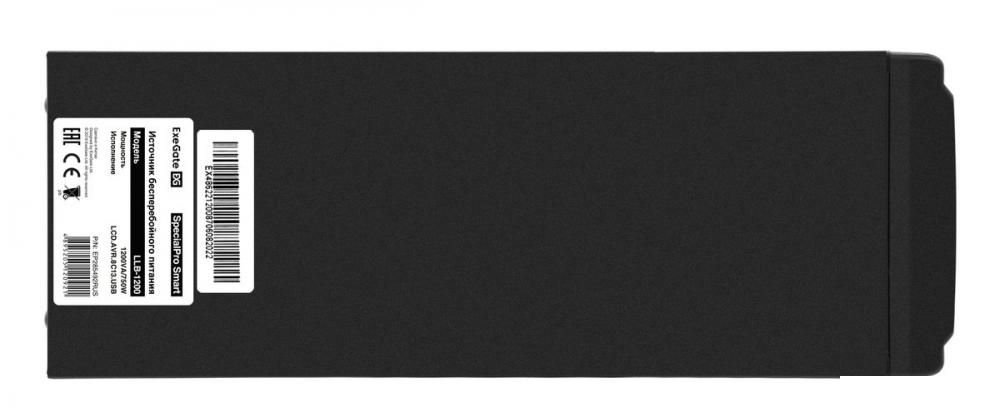 Источник бесперебойного питания ExeGate SpecialPro Smart LLB-1200.LCD.AVR.C13.RJ.USB