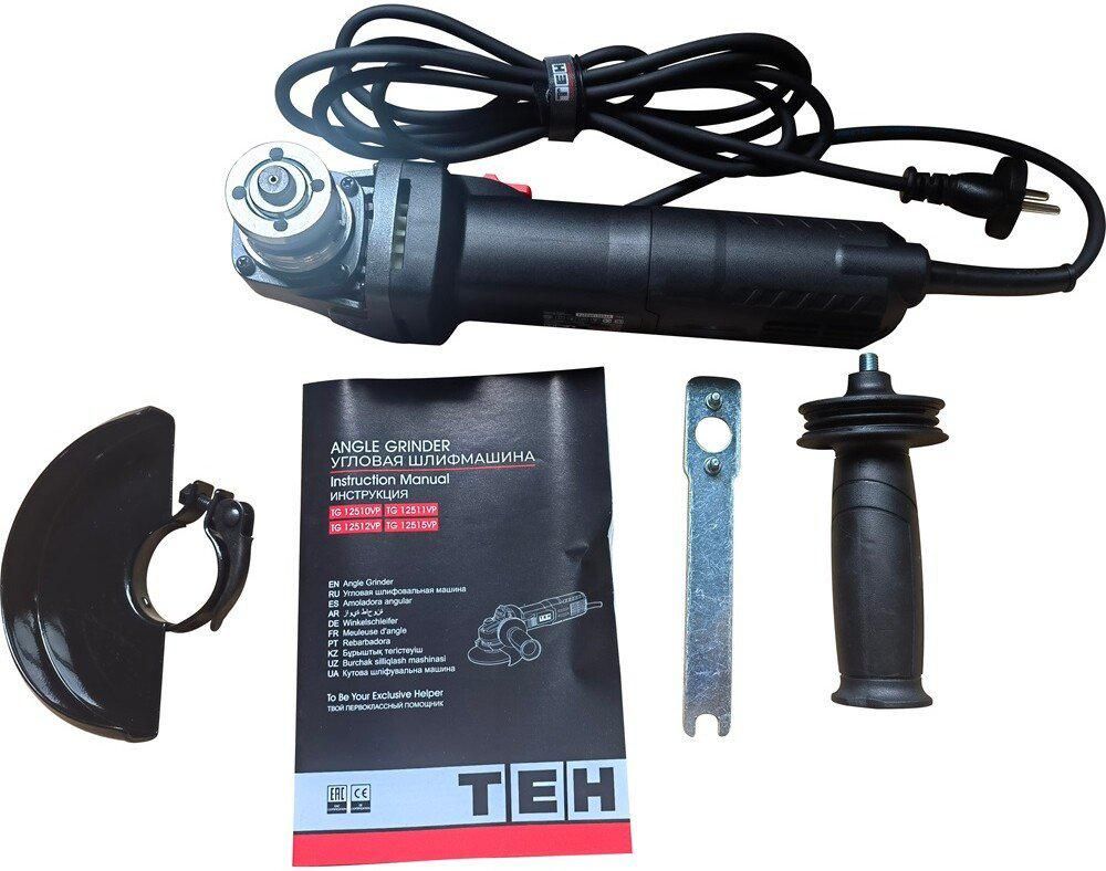 Угловая шлифмашина TEH TG12512VP
