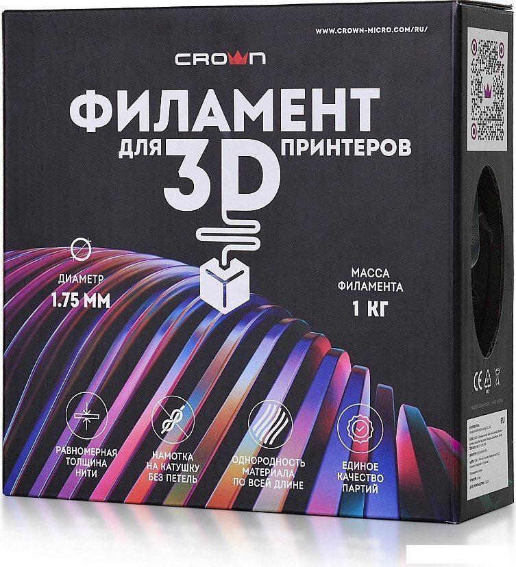 Пластик CrownMicro CM-FILABS019W