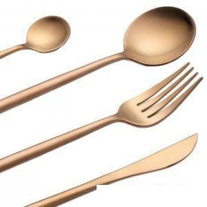 Набор столовых приборов Maison Maxx Stainless Steel Set (золотистый)