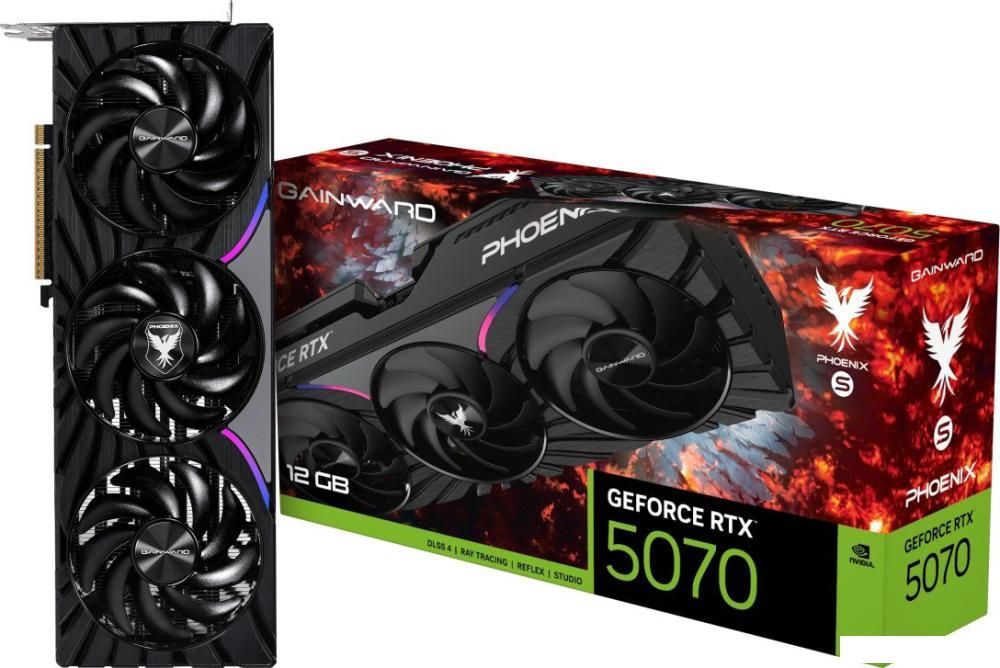 Видеокарта Gainward GeForce RTX 5070 Phoenix-S NE75070019K9-GB2050K