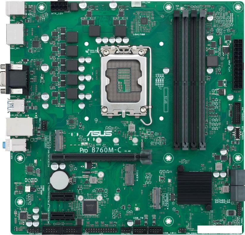 Материнская плата ASUS Pro B760M-C-CSM