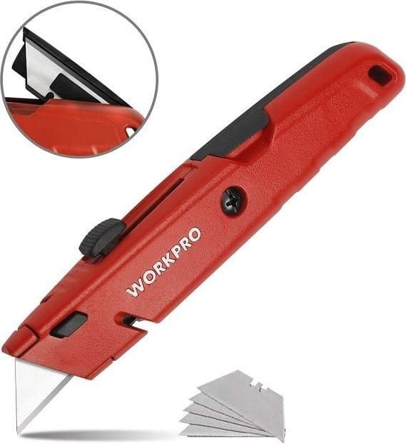 Нож строительный Workpro WP213009