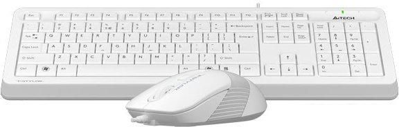 Офисный набор A4Tech Fstyler F1010 (белый/серый)