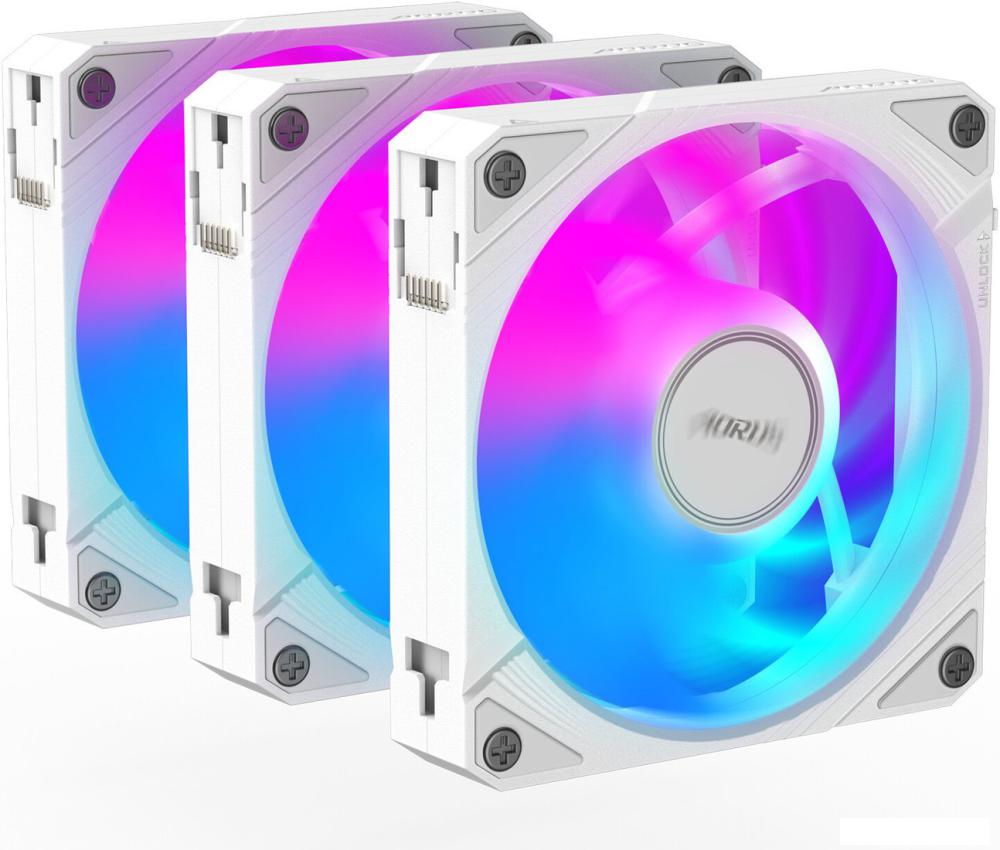 Комплект вентиляторов для корпуса Gigabyte Aorus EZ Chain Fan 120 Ice 3-Pack