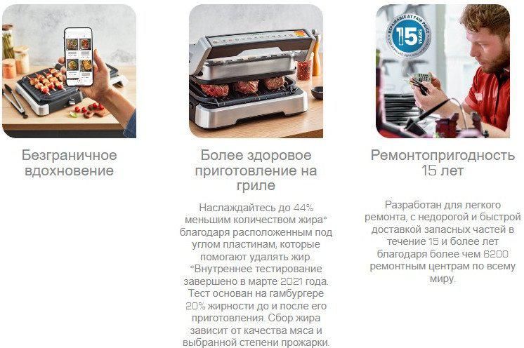 Электрогриль Tefal OptiGrill 2 in 1 GC772D30
