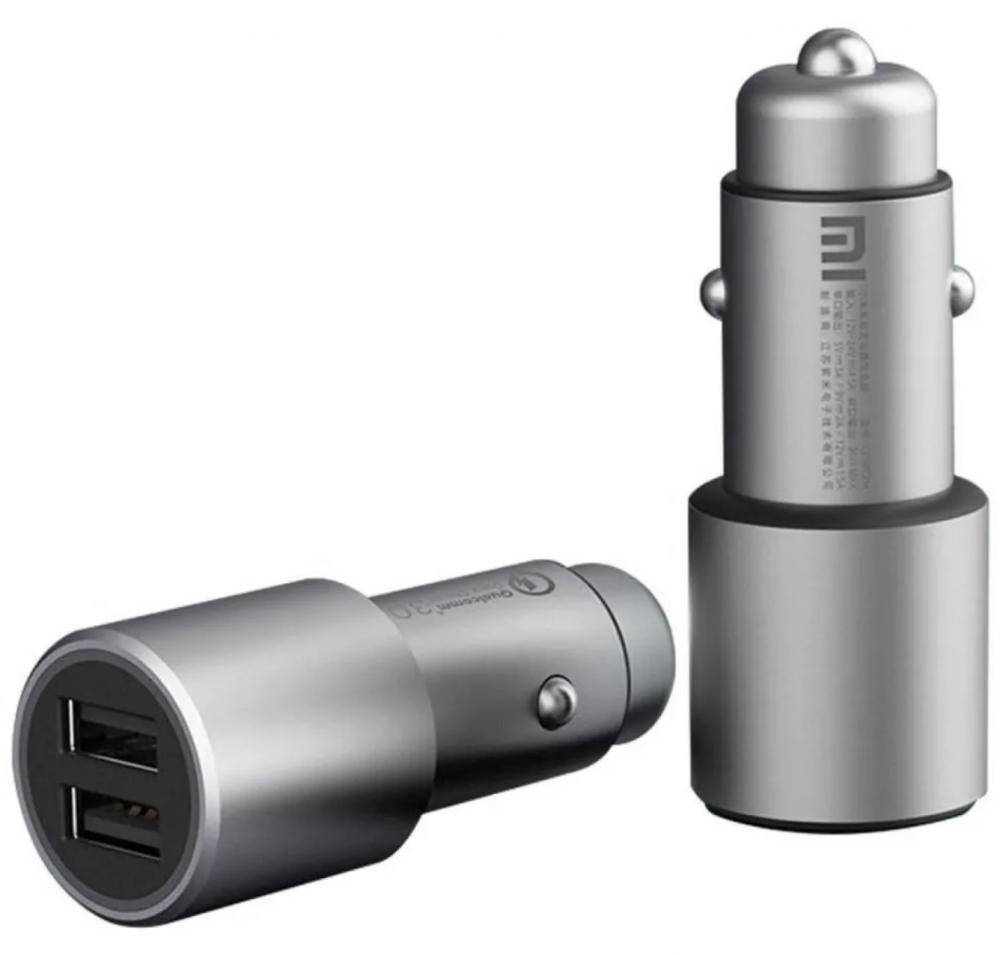 Автомобильное зарядное Xiaomi Mi Dual USB Car Charger QC 3.0 CC02CZM (китайская версия)