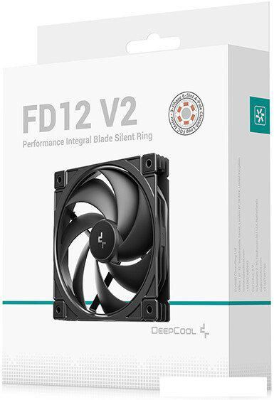 Вентилятор для корпуса DeepCool FD12 V2 R-FD12V2-BKNPN1-G