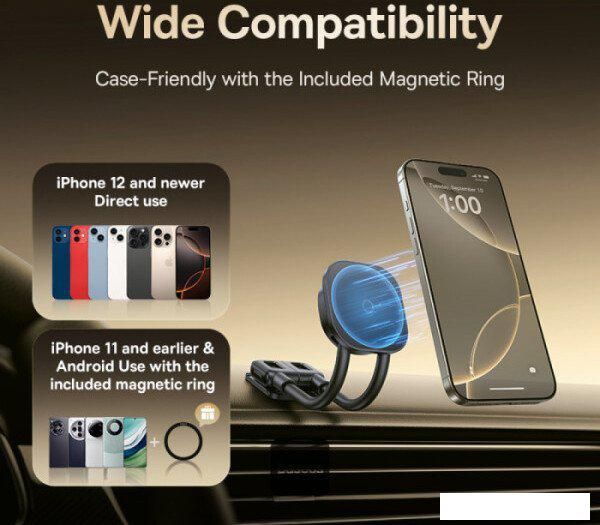 Держатель для смартфона Baseus PrimeTrip C03s Magnetic Cosmic Black C0013701