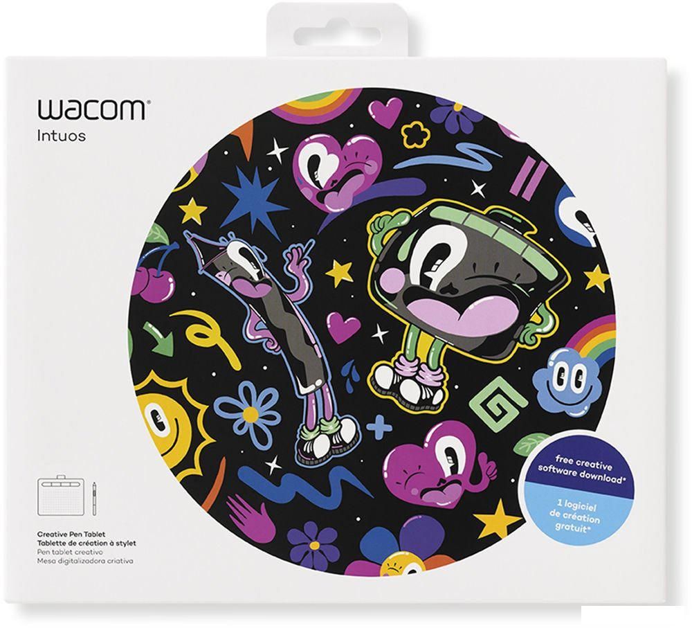 Графические планшеты Wacom Intuos CTL-4100 (черный, маленький размер)