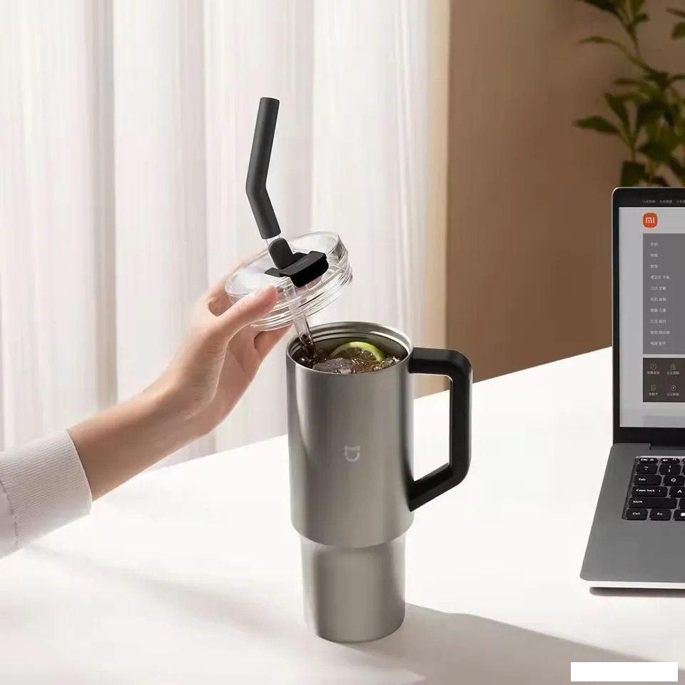 Термокружка Xiaomi Mijia Sippy Cup MJXGB01RM 1 л (серебристый)